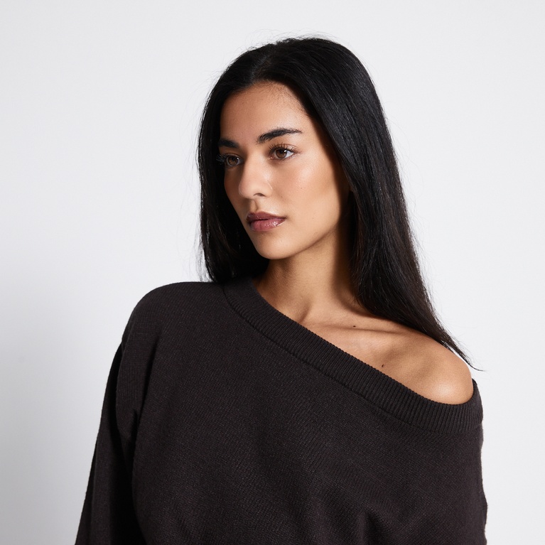 Waisted knit sweater "Khloe"